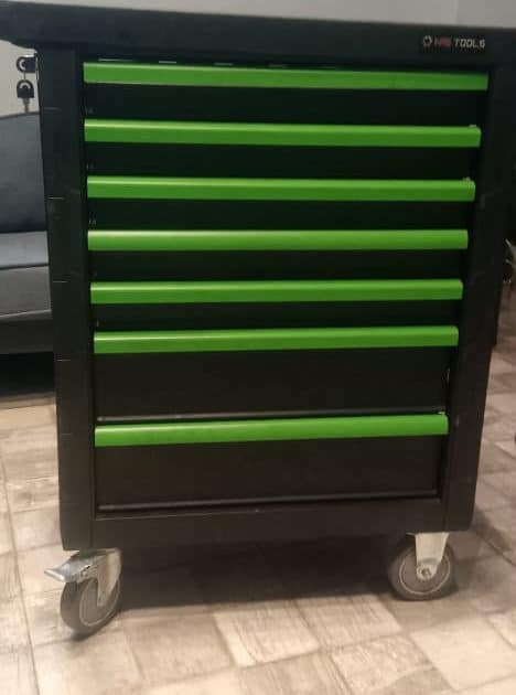 CHARIOT D'ATELIER PROFESSIONNEL -7tirroirs-